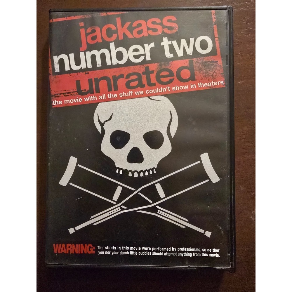Jackass Number Two (DVD, 2006), Knoxville, Widescreen, Excellent‎ Condition